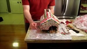 Gingerbread House Turns Into Transformer