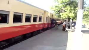 Getting On A Moving Train In Asia