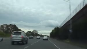 Lamborghini And Nissan Race Through Traffic