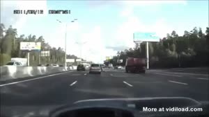 Truck Avoids Accident