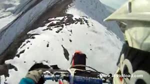 Riding On The Edge Of A Mountain