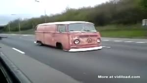 Volkswagen Van Converted Into Lowrider