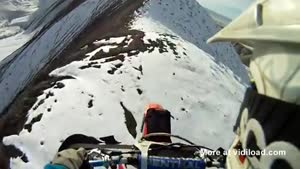 Riding Bike On Mountain Top