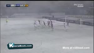 Playing Soccer In A Snow Storm