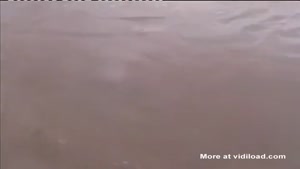 Fisherman Has A Huge Crocodile On His Hook