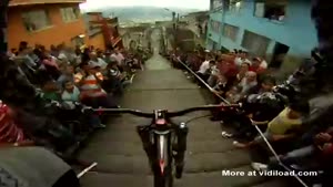 Bizarre Urban Downhill Bicycle Race