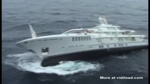 Brand New Yacht Sinking To Bottom Of Sea