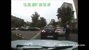 Angry Cyclist Gives Awesome Mirror Punch