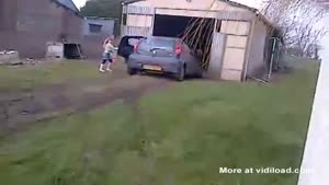 Little Girl Borrows Parents Car