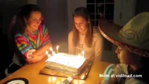 Girl Knocked Out In Birthday Cake