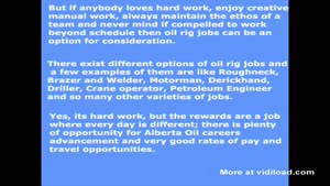 Oil Rig Jobs