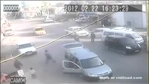 Children Fall From Car