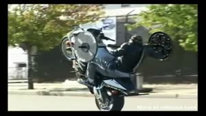 Motorcycle Workout Wheelie