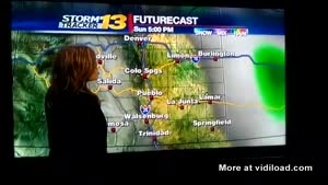 Weather Girl Has A Bad Day