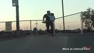 Dad Goes Skateboarding With His Son