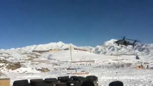 Apache Helicopter Landing Turns Disastrous