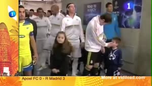 Goalkeeper Wipes Snot In Kids Face