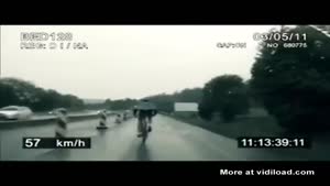 Cyclist Uses The Highway