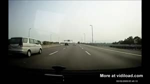 Scary Accident On Asian Highway