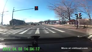 Pedestrian Nearly Gets Run Over