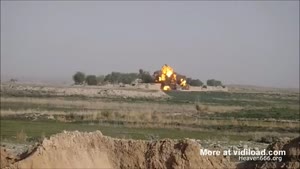 JDAM Bombs Dropped On A Taliban Compound