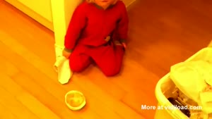 Toddler Lifts Extremely Heavy Plate