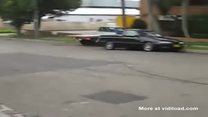 Ridiculous Burnout Crash