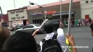 Guy Gets Hit By Bus