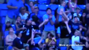 Couple Having Bad Luck At Baseball Game