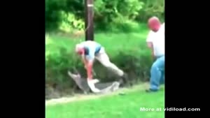 Crocodile Attacks Scientist