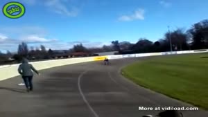 Jump Over Motorcycle Stunt Fail