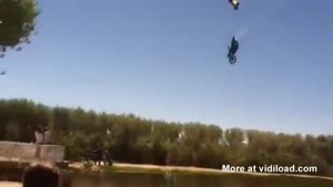 Dirt Bike Stunt Turns Into Big Accident