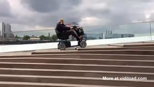 Grandpa Taking The Stairs