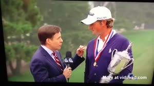 Us Open Interview Gets Interrupted By Lunatic