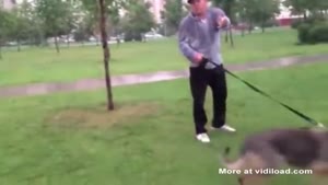 Woman Smears Dog Shit On Dog Owner
