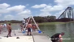 Awesome Jump Off The Swing