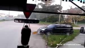 SUV Goes From One Problem Into Another