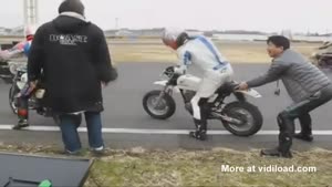Racer Picks The Wrong Motorcycle
