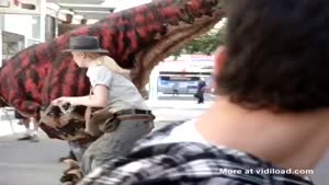 Taking A Dinosaur Shopping