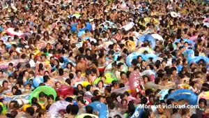 Insanely Crowded Wave Pool In Japan