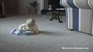Baby Gets Clotheslined
