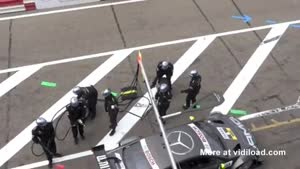 Dumb Pit Stop Accident