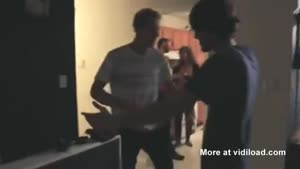 Guy Get's Woken Up By Being Set On Fire
