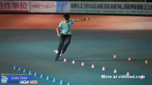 Asian Kid With Mad Roller Blading Skills