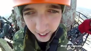Ridiculous Face During Bungee Jump