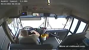 Bus Driver Crashes In To House