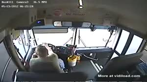 Bus Enters Somebodys House