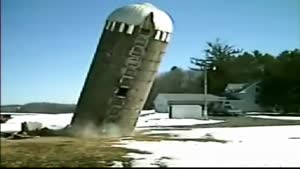 Silo Collapses With Style