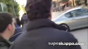 Ferrari Crashes Into Van In Busy Street