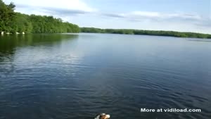 Redneck Uses Dogs To Fish